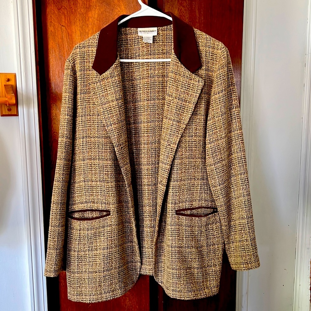 Vintage Alfred Dunner Faux Tweed Blazer